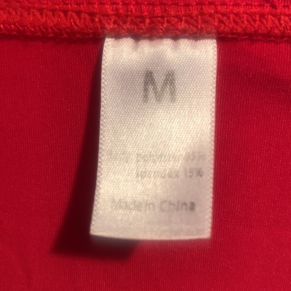 NWOT red long sleeved shirt - Picture 3 of 6